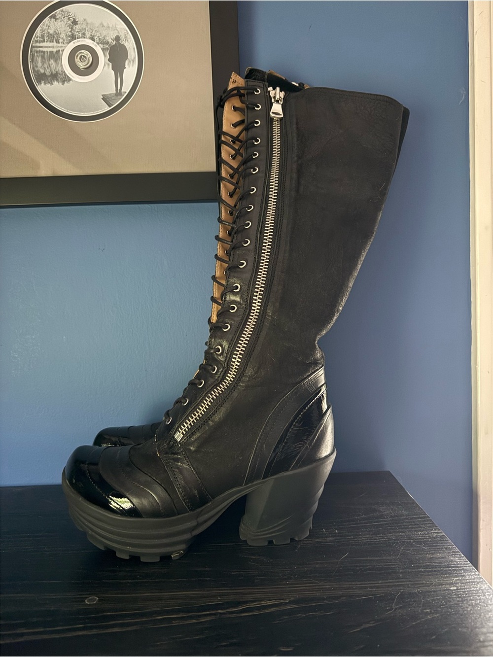 Fluevog Mellow Jazzy Platform Boots